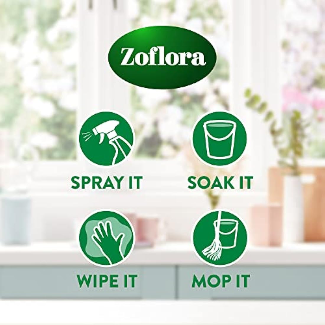 Zoflora Concentrated Disinfectant - Linen Fresh - 6 x 500ml Bulk Pack