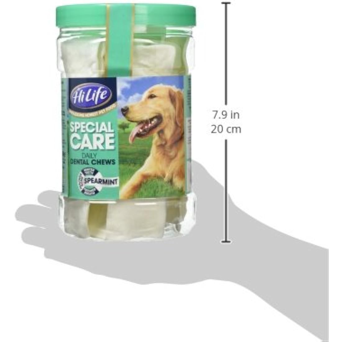 Jolof Store Spearmint Dog Dental Chews – Rawhide Tartar Control (36 Pack)