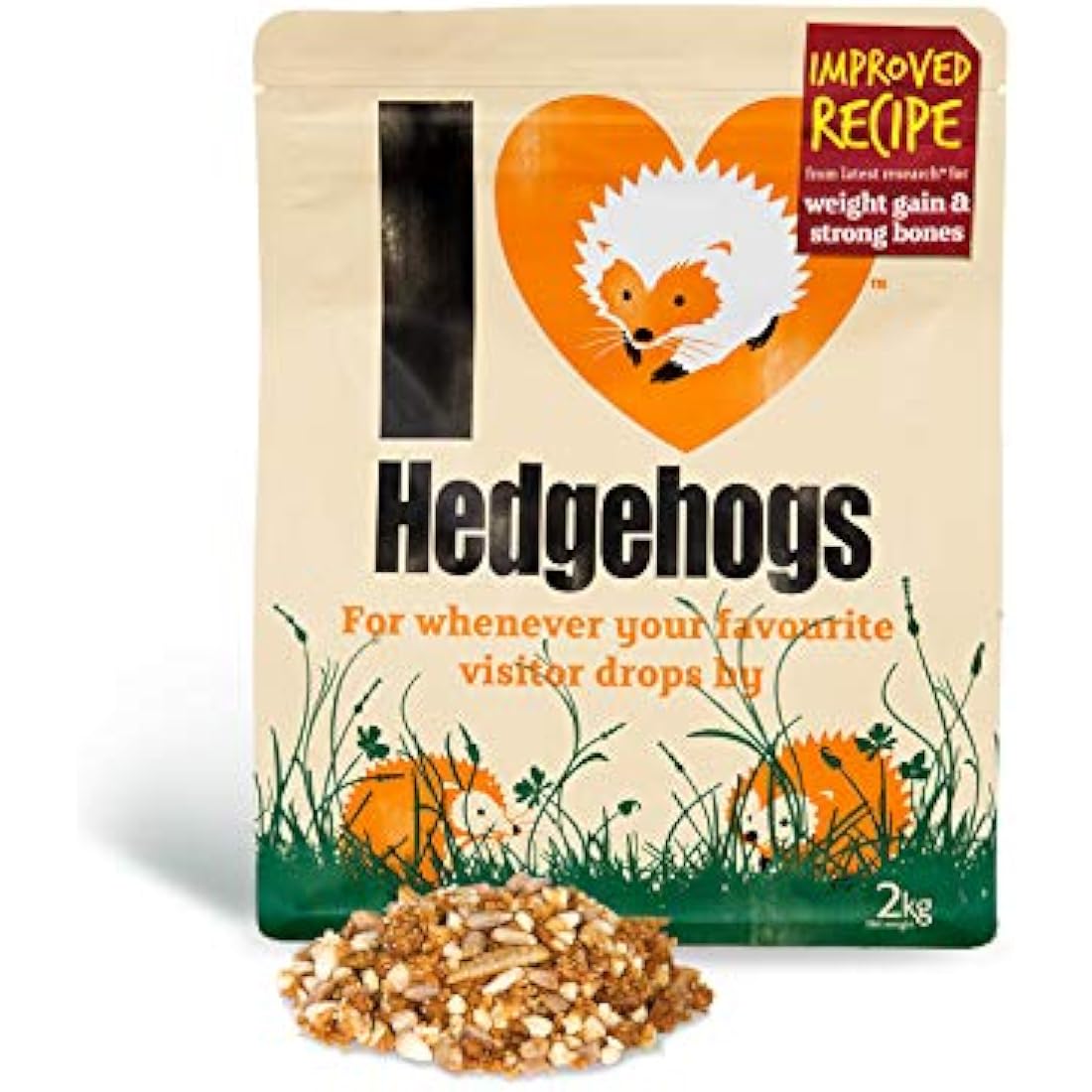 Jacobi Jayne I Love Hedgehogs Semi-Moist Food - 2kg Nutritious Mix