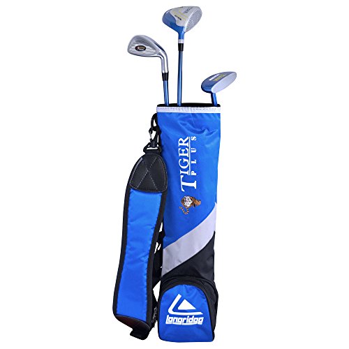 Longridge Junior Tiger Golf Set for Kids 3-5 Years | 3-Piece Club Set