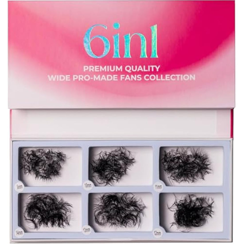 LLBA Promade Fans | Handmade Volume Eyelash Extensions | 1500 Fans Mix