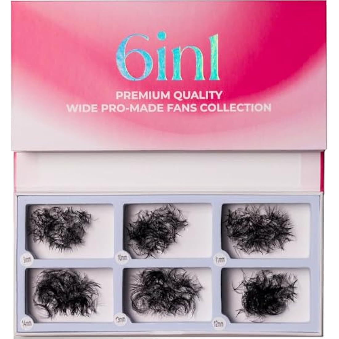 LLBA Promade Fans | Handmade Volume Eyelash Extensions | 1500 Fans Mix