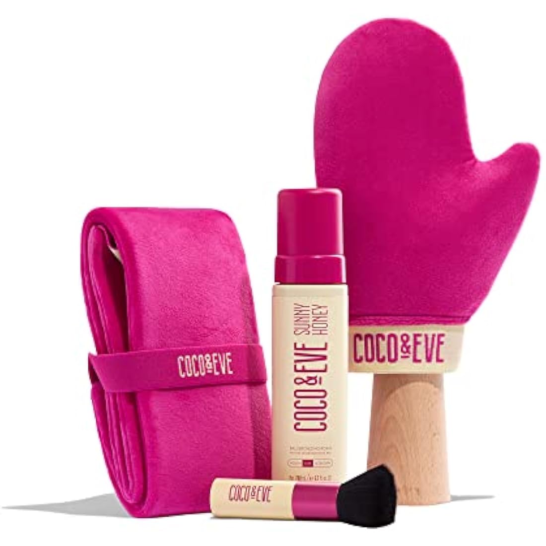 Coco & Eve Bali Bae Self Tan Set - Medium Sunless Tanning Mousse Kit