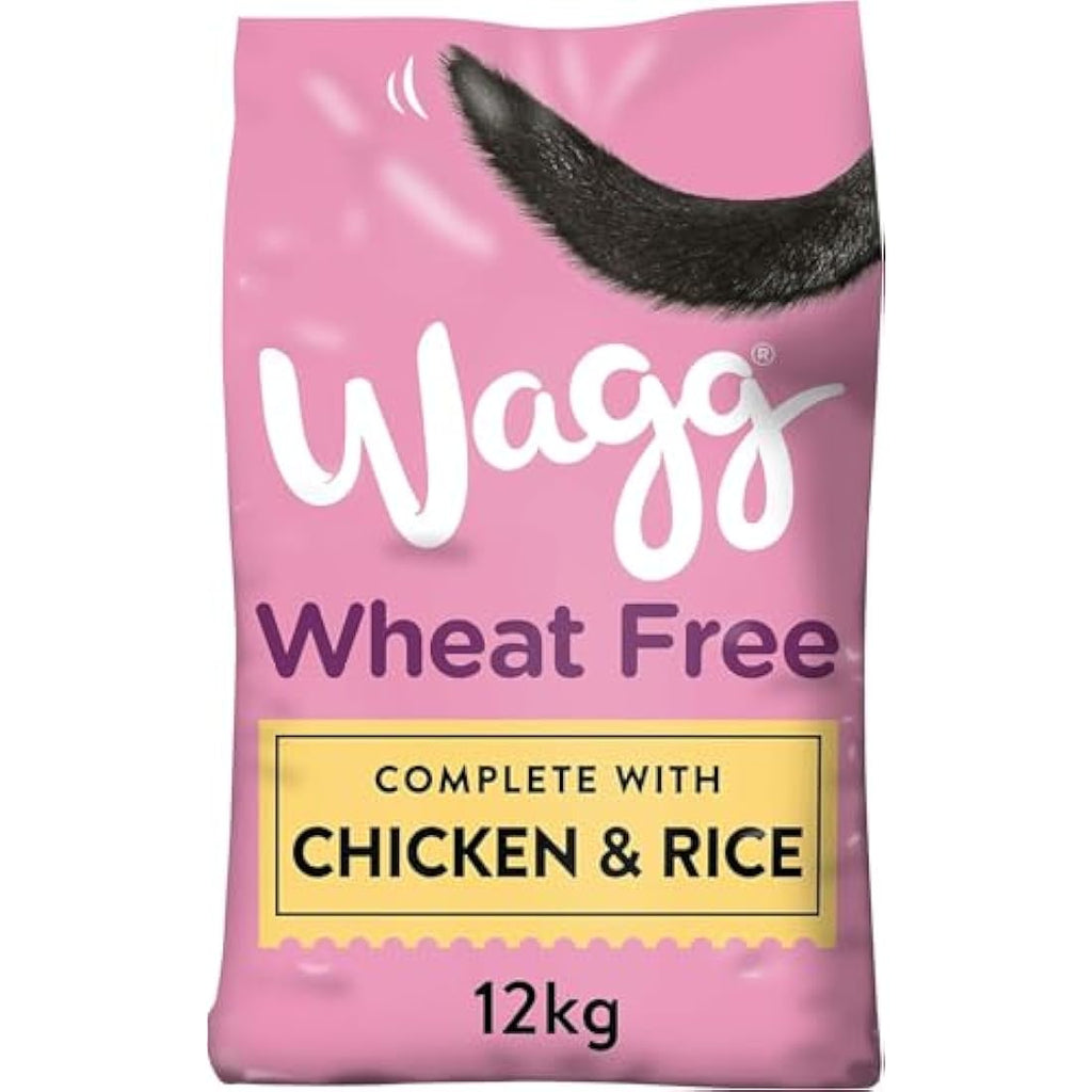 Wagg Wheat Free Chicken & Rice Dry Dog Food for Sensitive Stomachs - 12kg