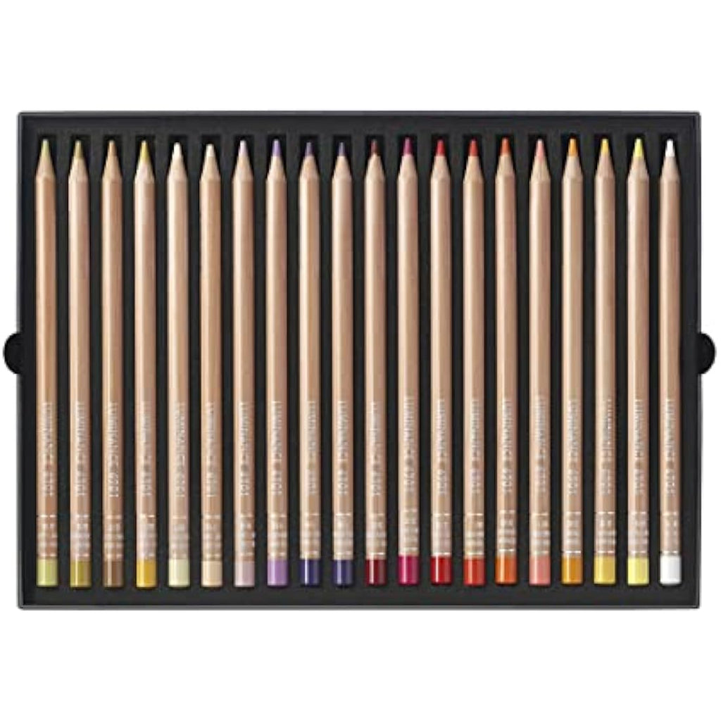 Caran D'Ache Colored Pencils - 40 Assorted Colors in Cardboard Box