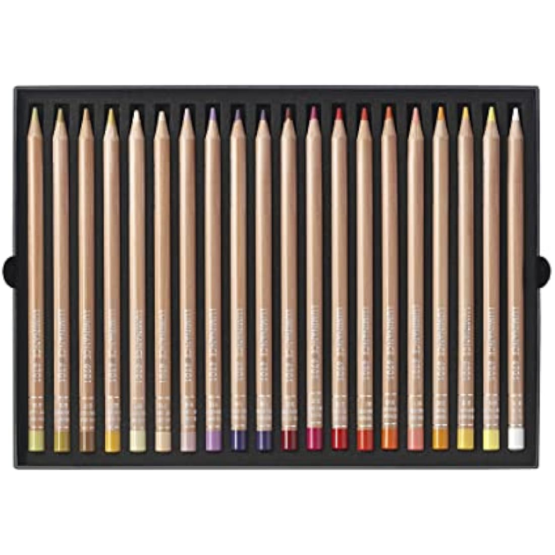 Caran D'Ache Colored Pencils - 40 Assorted Colors in Cardboard Box