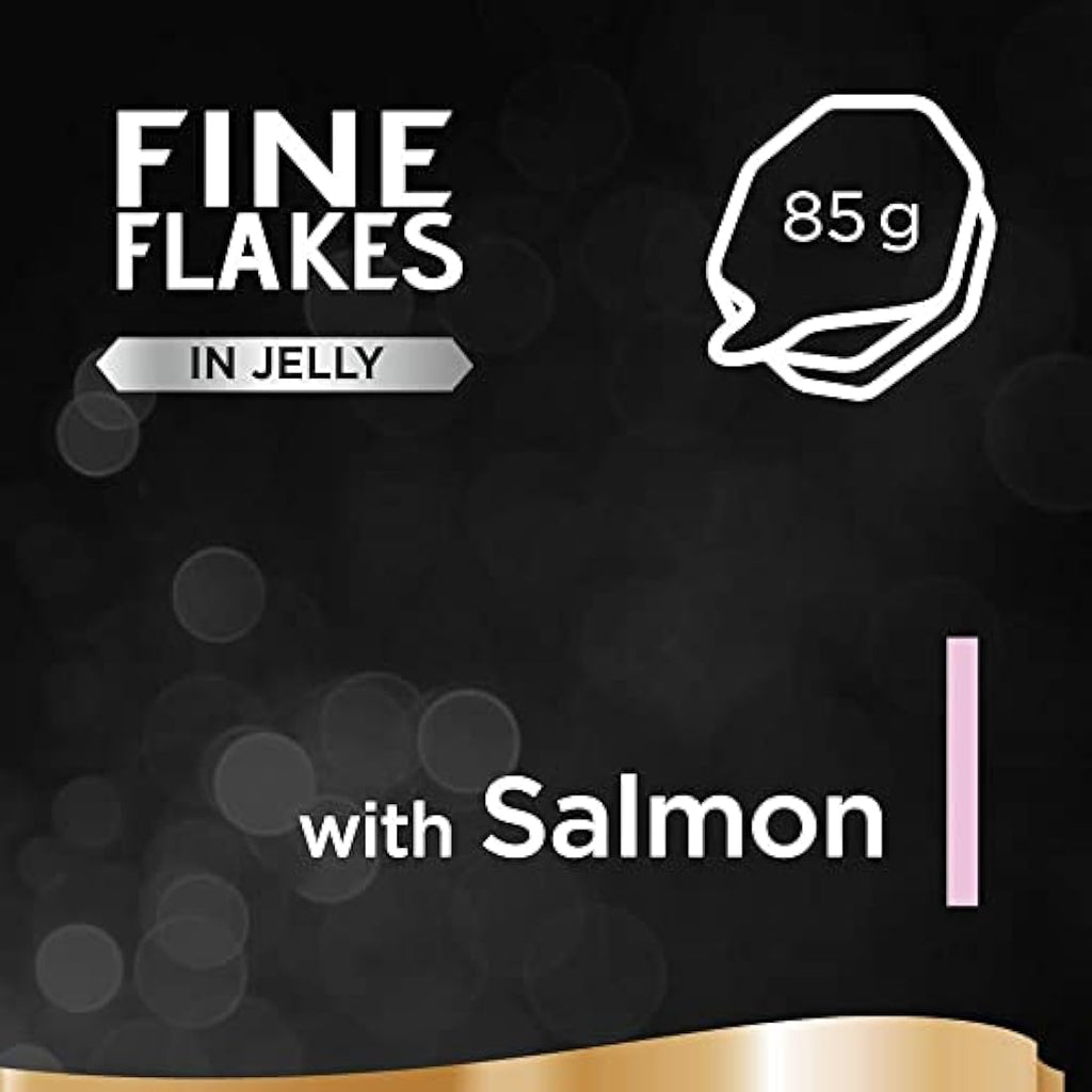 Sheba Fine Flakes Salmon in Jelly Wet Cat Food - 22 x 85g Bulk Pack