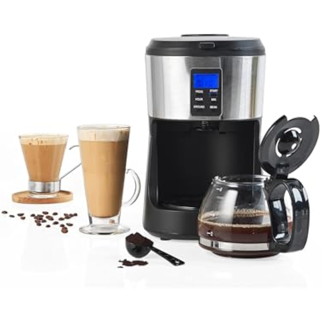 Salter EK4368 Bean to Jug Coffee Machine with Grinder and Digital Timer