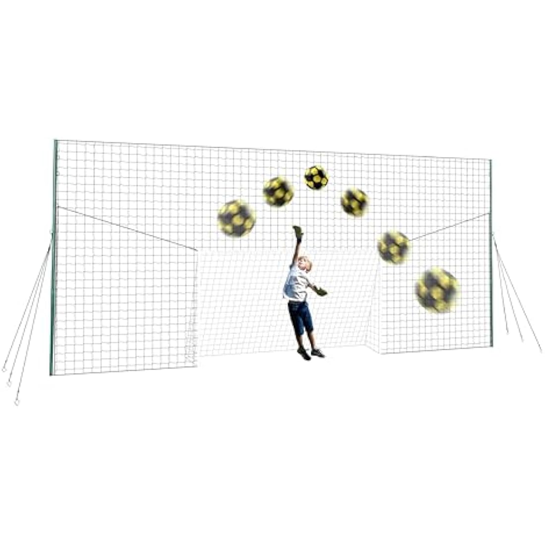 Open Goaaal Football Goal & Backstop Net – Standard Rebounder System