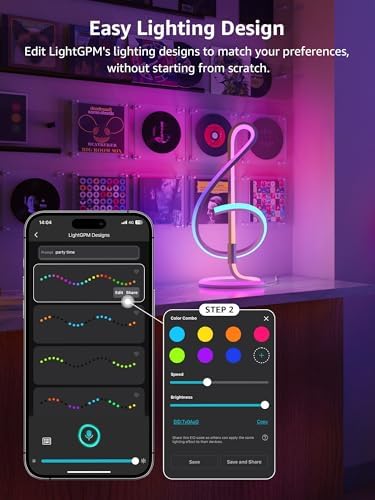 Lepro TB2 Smart LED Table Lamp – AI Lighting Design & Music Sync
