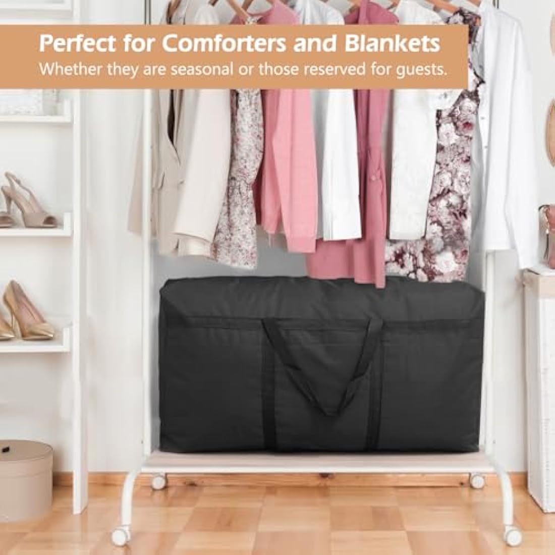 Heavy Duty Moving Bags – 180L Large Storage for Clothes