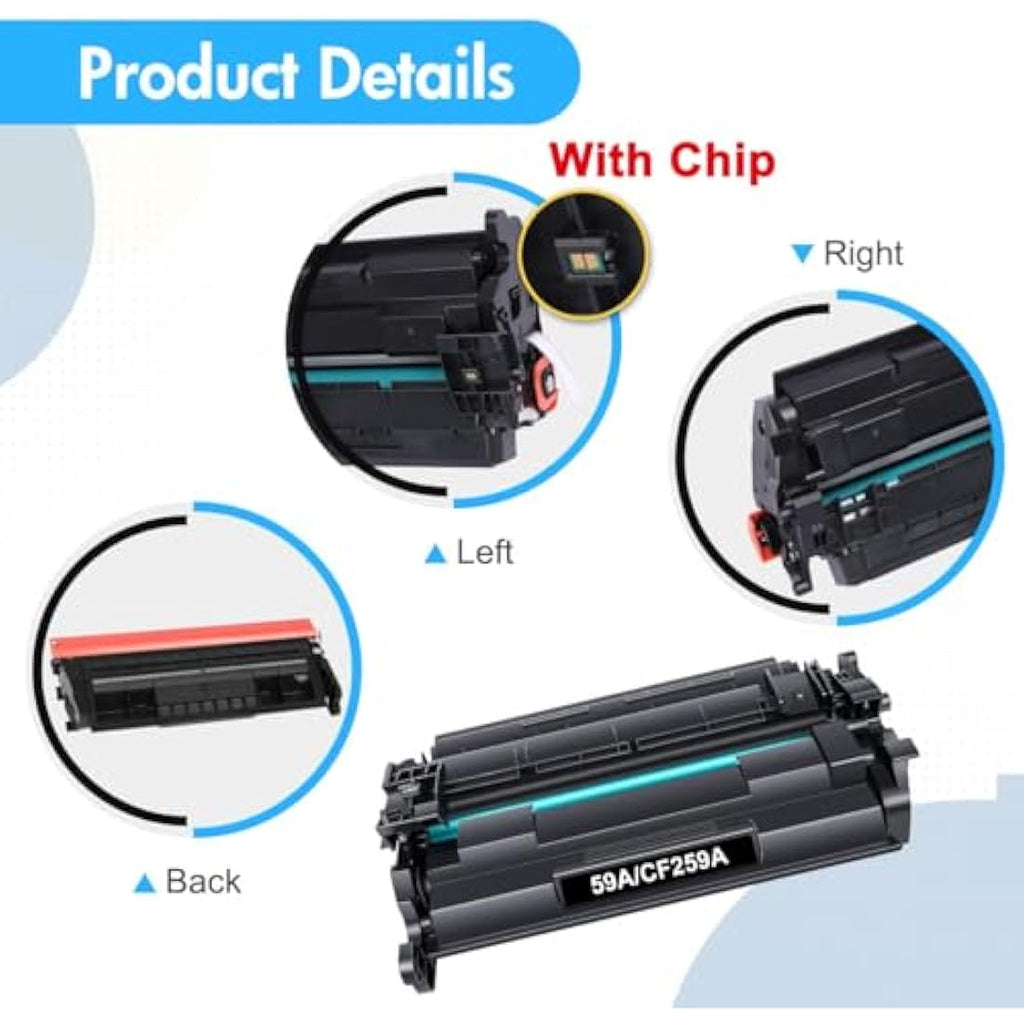 INFITONER Compatible HP 59A CF259A Black Toner for LaserJet Pro M404 M428