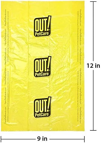 OUT! Dog Waste Bags – Strong Leak-Proof Rainbow Poop Bags – 120 Count