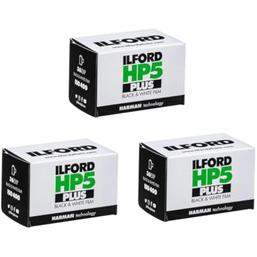Ilford HP5 Plus Black and White 35mm Film - 36 Exposures (2+1 Free)
