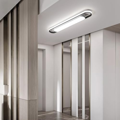 Jolof Store Modern LED Flush Mount Ceiling Lamp | 72cm Linear Metal Light