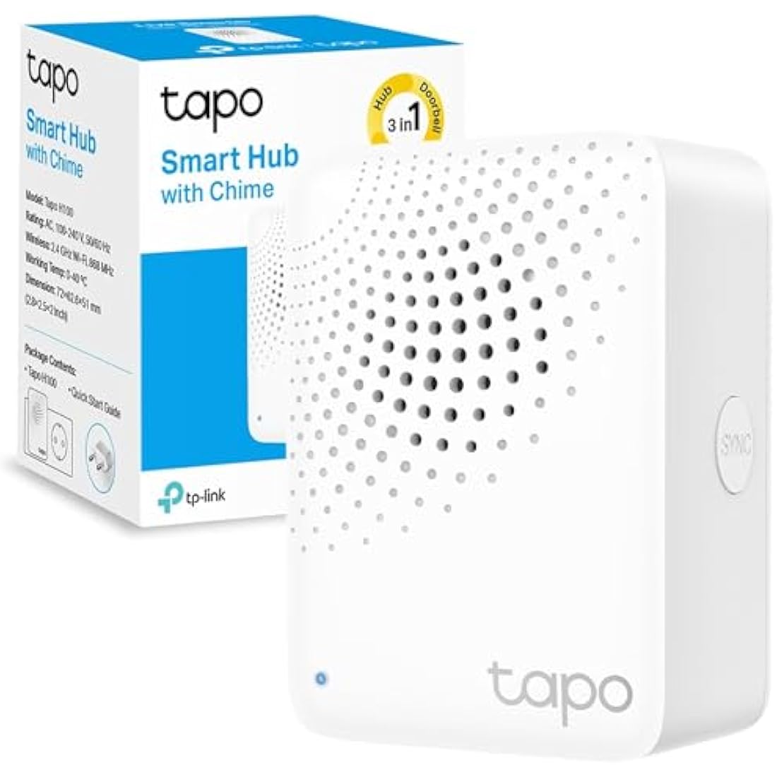 TP-Link Tapo H100 Smart Home Hub – IoT Gateway for Tapo Ecosystem