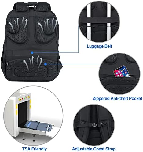 KROSER 17.3 Inch Laptop Backpack | TSA Travel Bag with USB Port