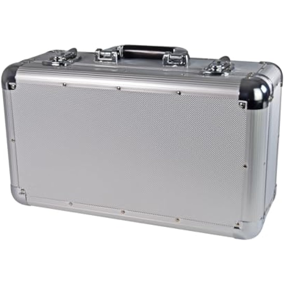 Citronic Aluminium CD Storage Case | Lockable Media Organizer - 120 CDs
