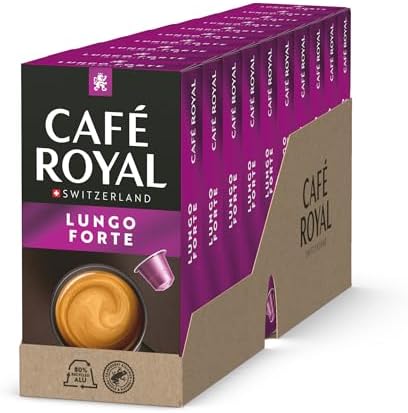 Café Royal Lungo Forte Nespresso Compatible Capsules - 100 Pack