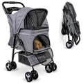 Mobiclinic Zuma Foldable Dog Pram - 15kg Pet Stroller with 360° Wheels