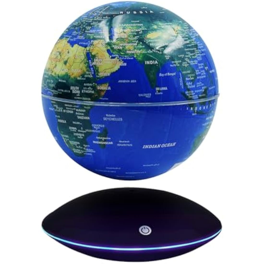 Jolof Store Magnetic Levitation Floating Globe with 7-Color LED Lights
