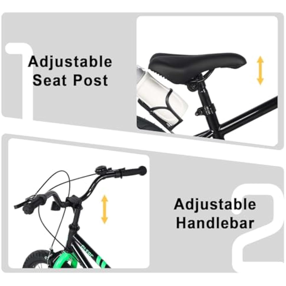 Glerc Fantasy 20 Inch Kids Bike – Steel Frame Bicycle with Handbrake