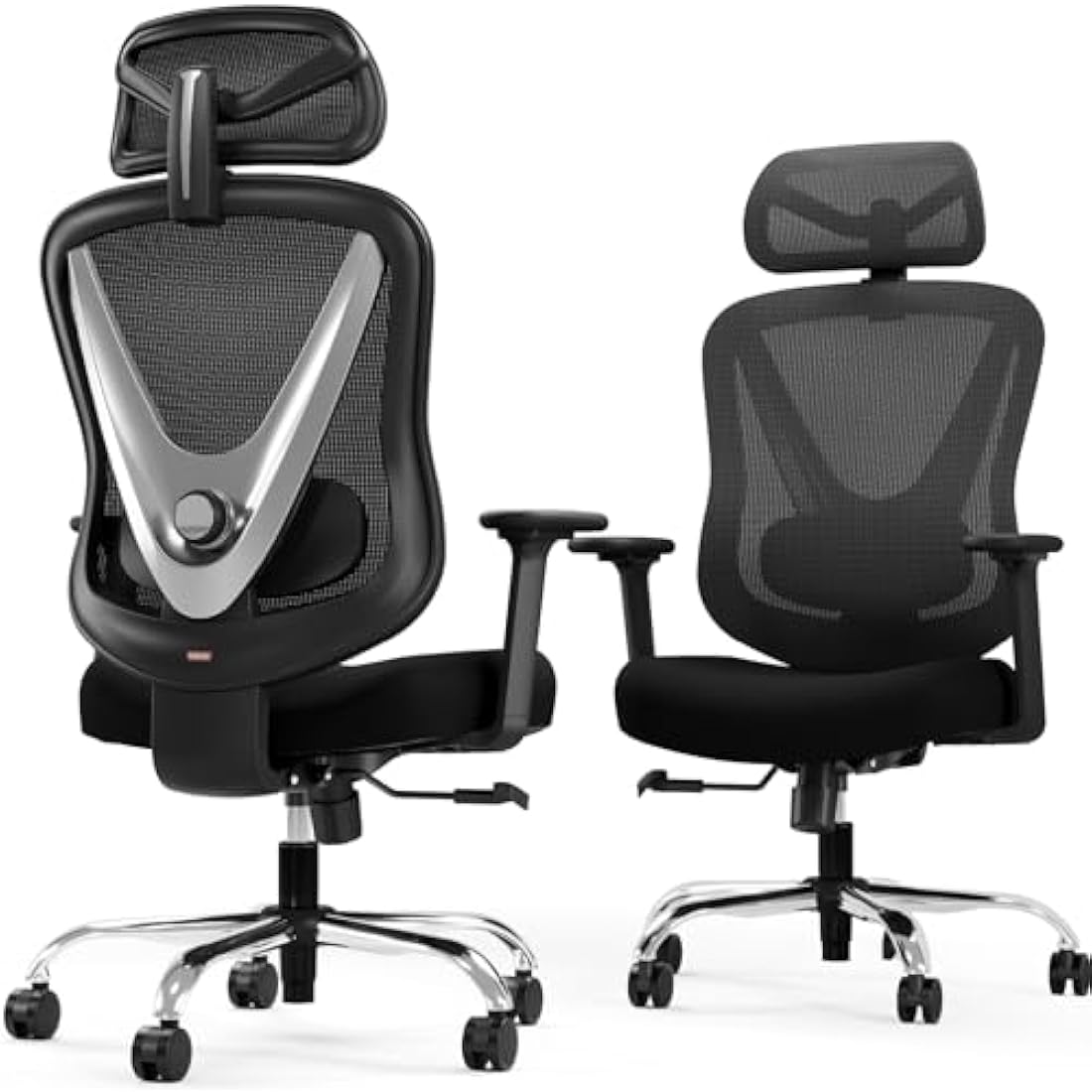 HOLLUDLE Ergonomic Office Chair – 3D Lumbar Support Mesh Desk Chair