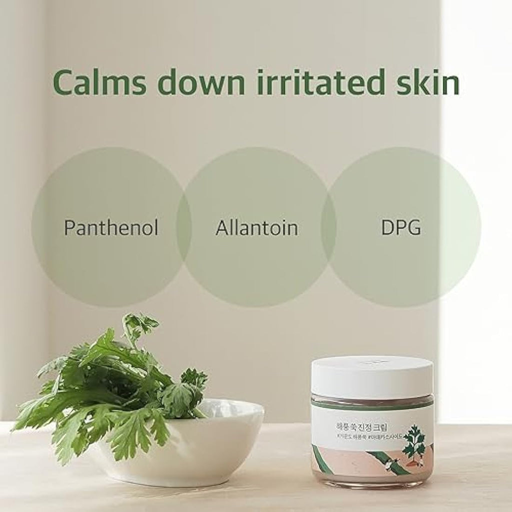 ROUND LAB Mugwort Calming Cream – Soothing Face Moisturizer (80 ml)