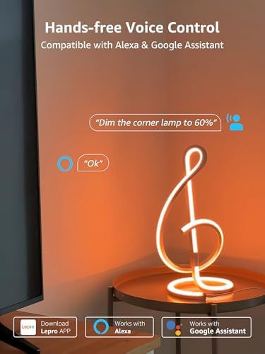 Lepro TB2 Smart LED Table Lamp – AI Lighting Design & Music Sync