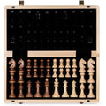 A&A 15" Magnetic Wooden Chess Set | Walnut Folding Board & Staunton Pieces