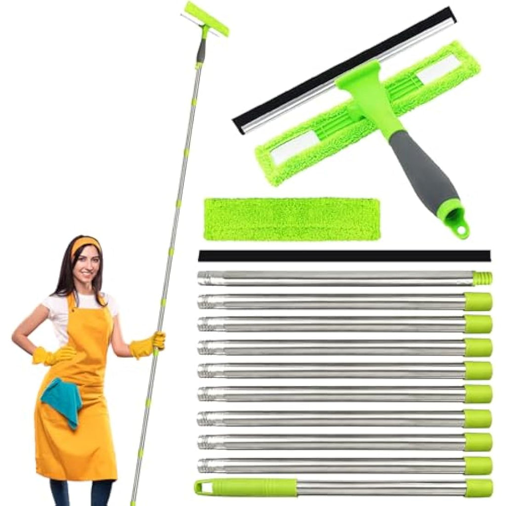 Jolof Store 3.6m Window Cleaning Kit | Professional Squeegee Tool