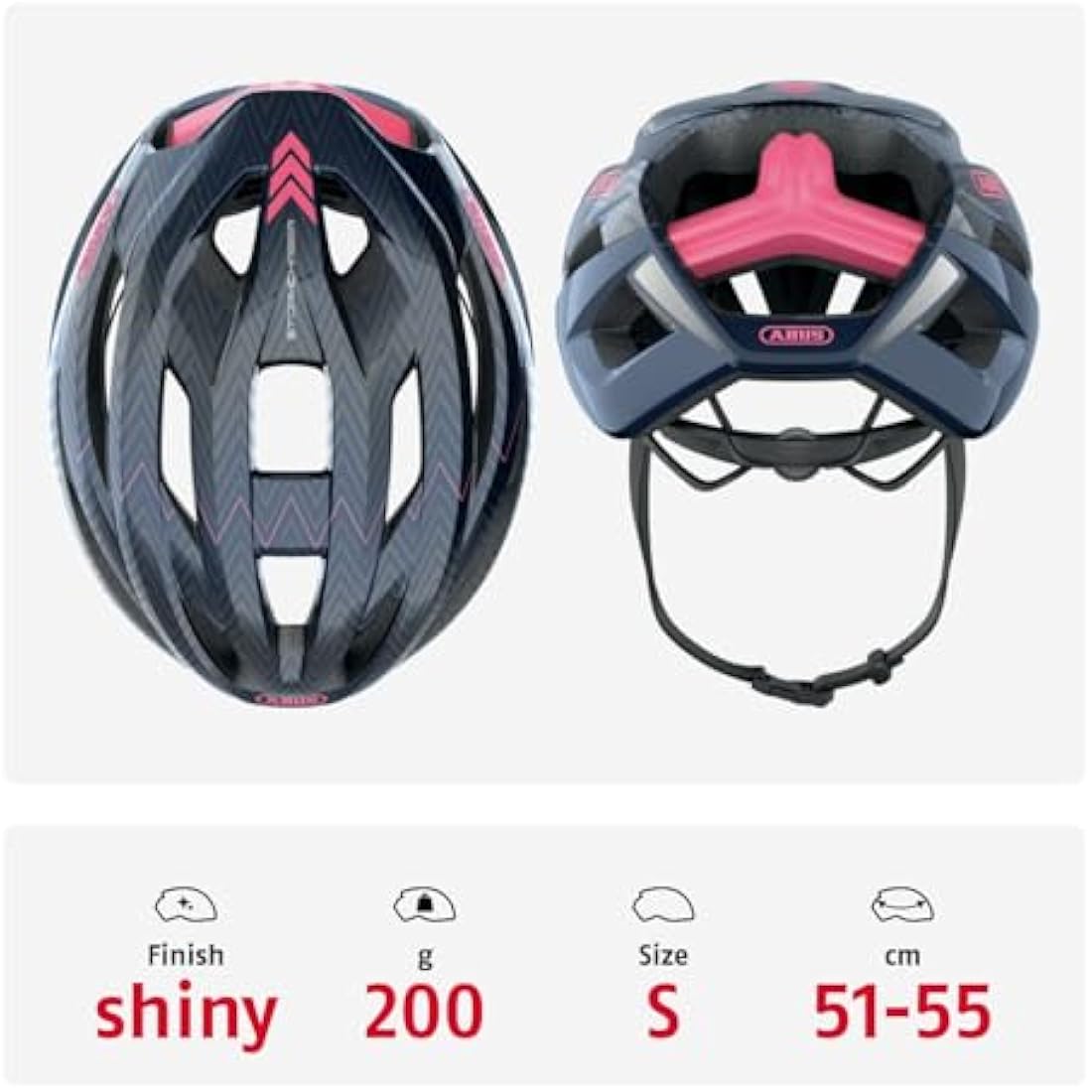 ABUS StormChaser Road Bike Helmet – Lightweight Vented Cycling Helmet