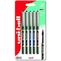 Uni-ball Eye UB-157 Rollerball Pens | Fine 0.7mm Waterproof Ink | 5 Pack