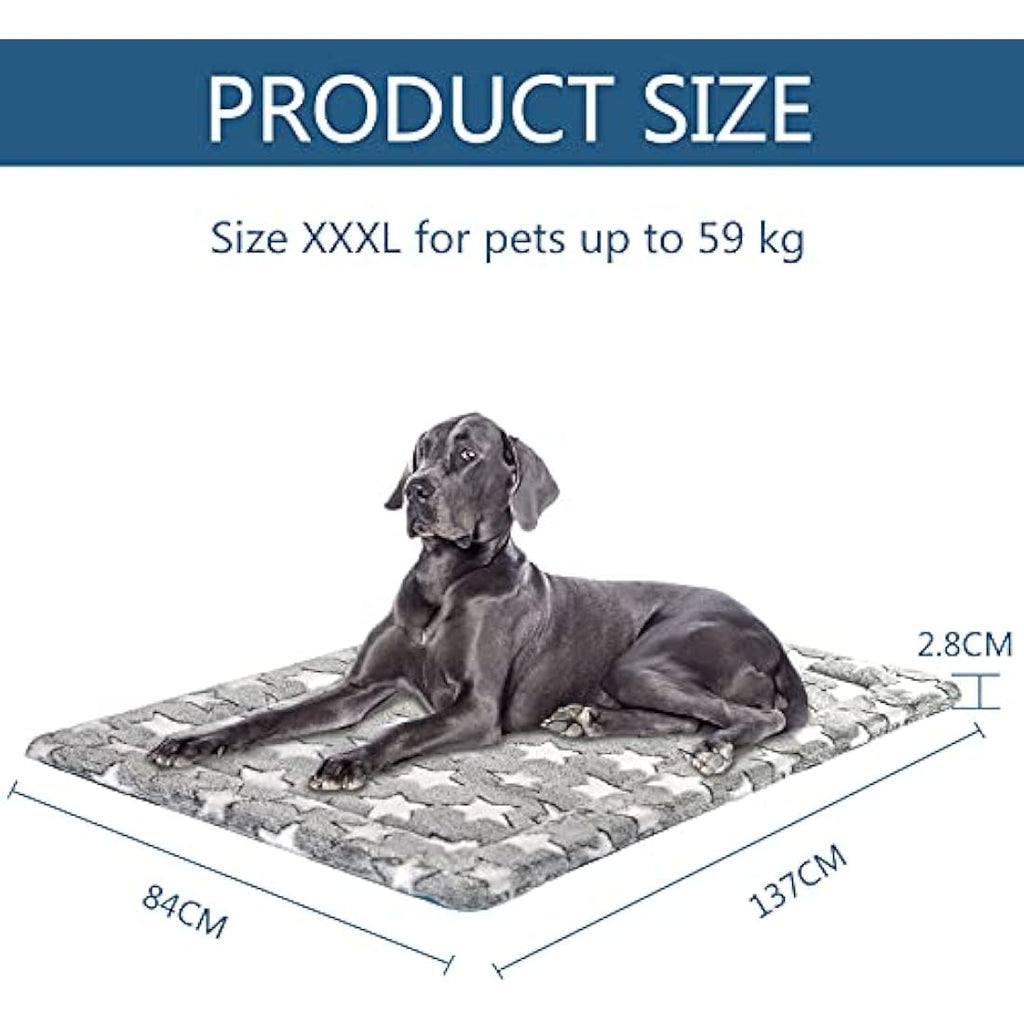 KROSER Reversible Dog Bed Mat – Extra Large Washable Foam Crate Pad