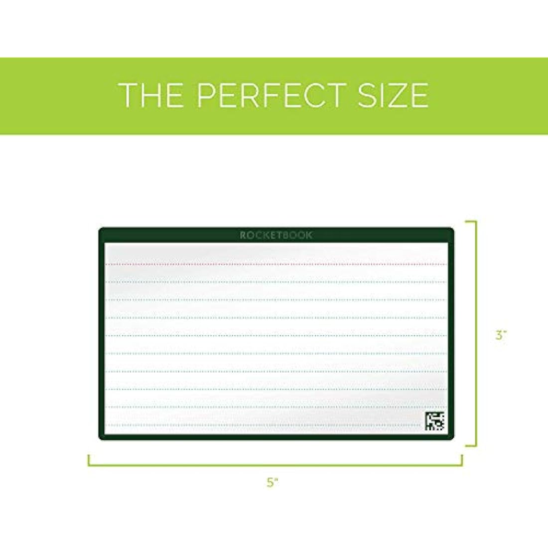 Rocketbook Cloud Cards – Reusable Index Cards with Pen & Cloth, 80 Pack