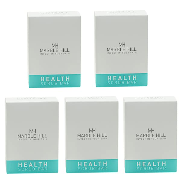 Marble Hill Antifungal Tea Tree Oil Soap Bar - 5 Pack Scrub for Body Odour