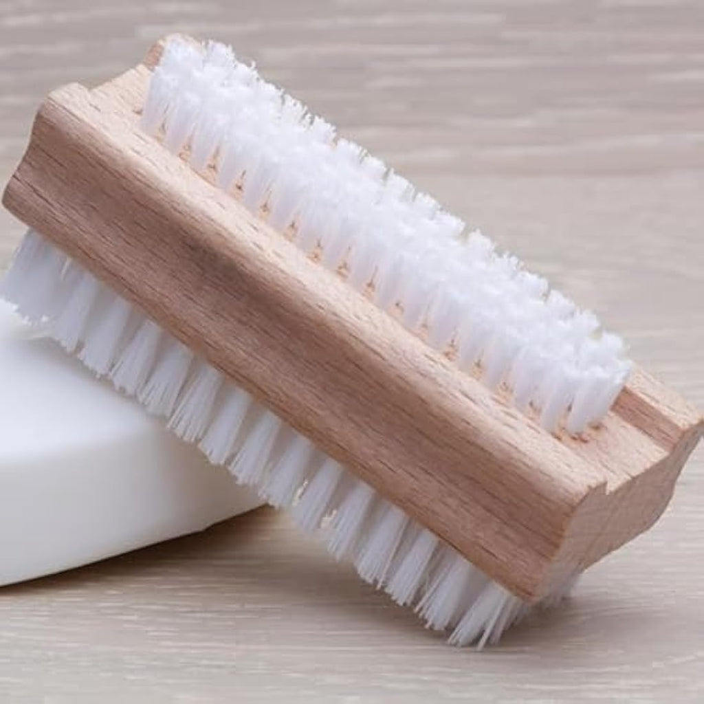 Elliott Double Sided Wooden Nail Brush – Ergonomic Hand Cleaner