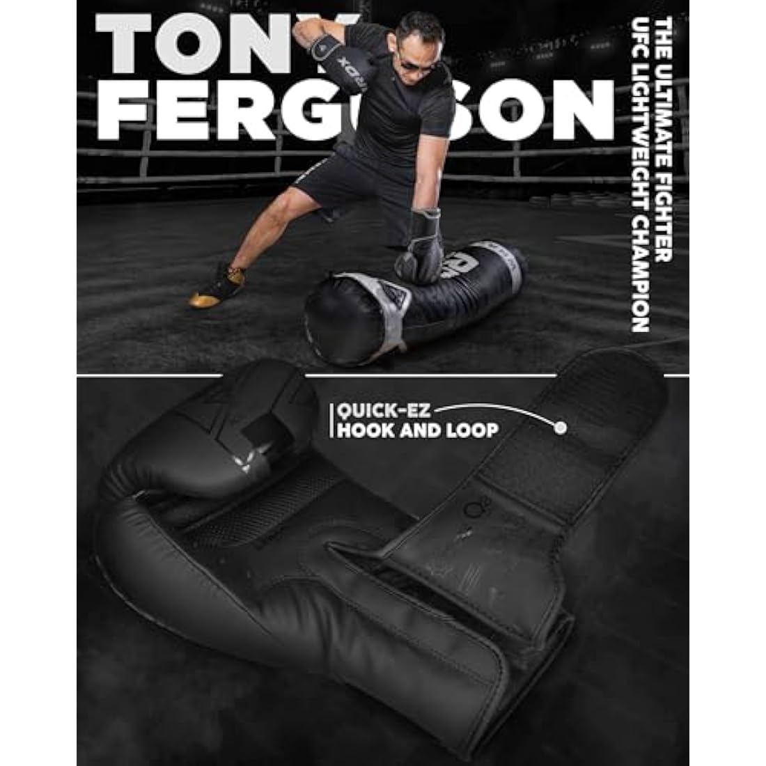 RDX Boxing Gloves – Maya Hide Leather Sparring & Training Gloves