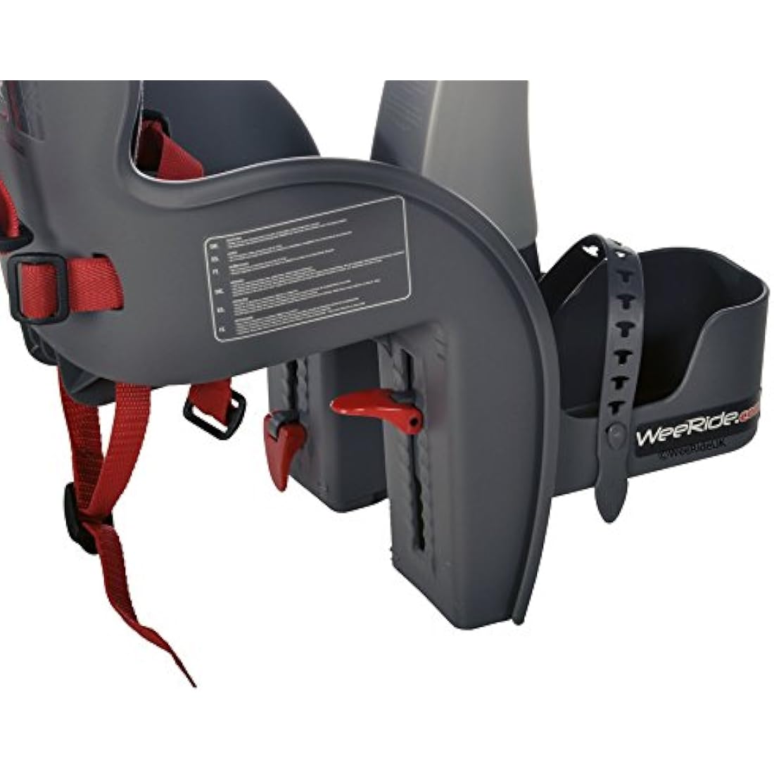 WeeRide Classic Centre Mount Baby Bike Seat for Ages 1-4 – Grey