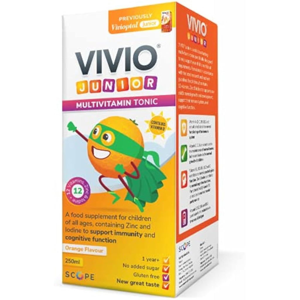 VIVIO Junior Multivitamin Tonic for Kids – Immune & Cognitive Support