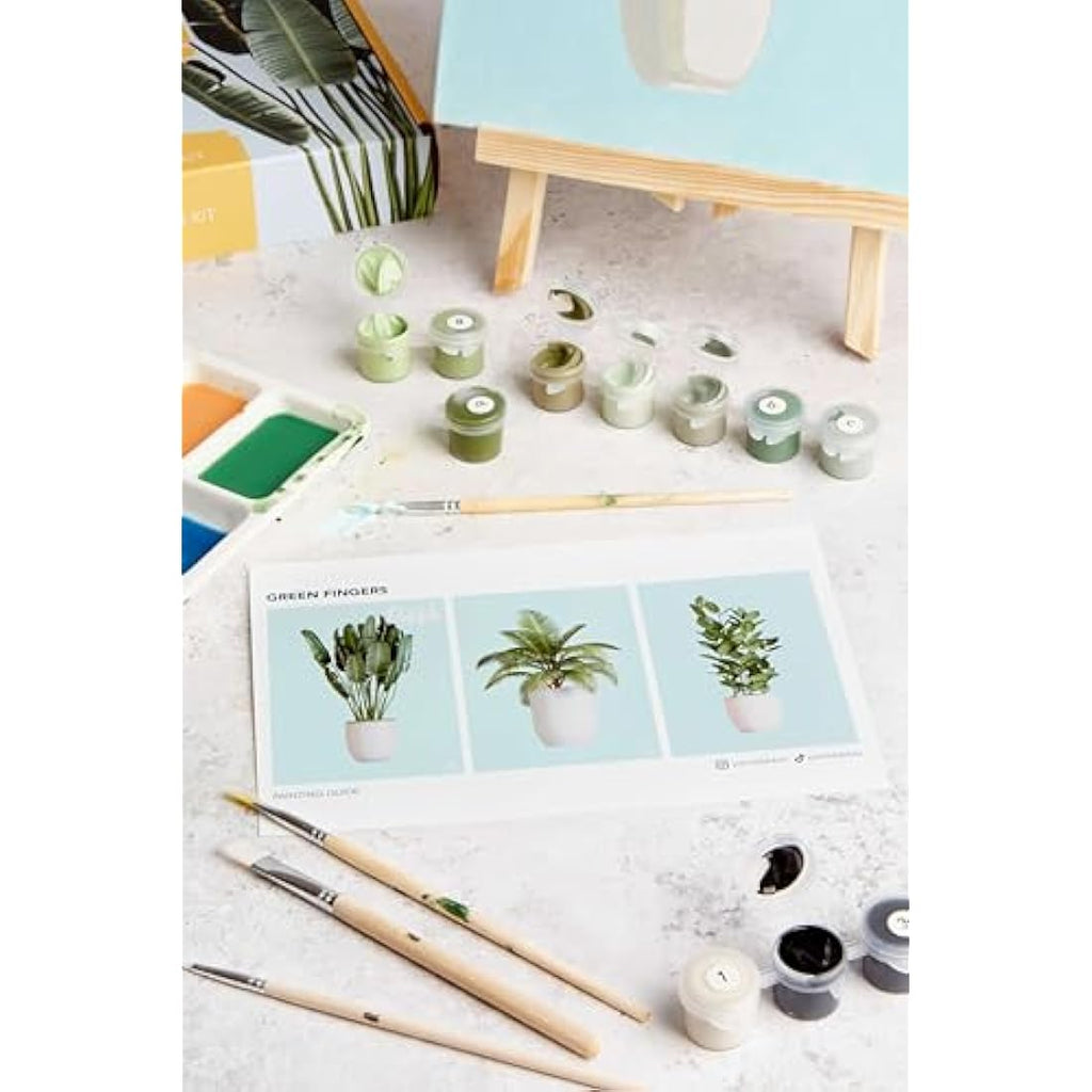 Dabble Paint by Numbers Kits for Adults - Set of 3 Framed Floral Art