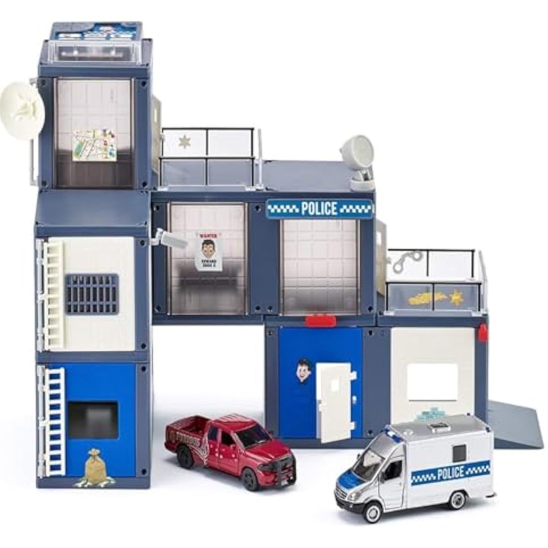 Siku 5510 World Police Station Playset with Light & Sound – Multicolour