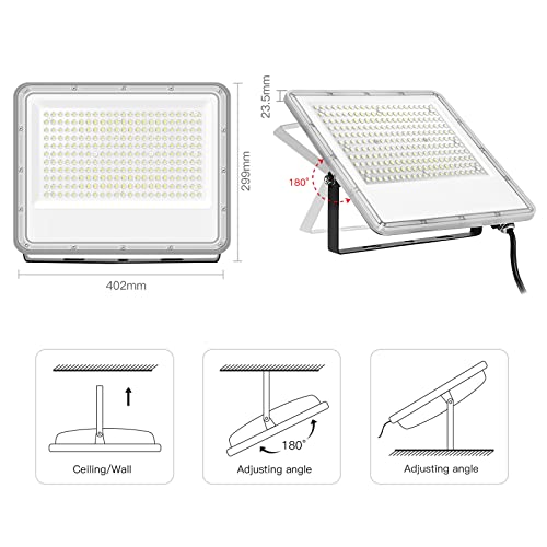Tayire 200W LED Floodlight | 20000LM IP65 Waterproof Security Light