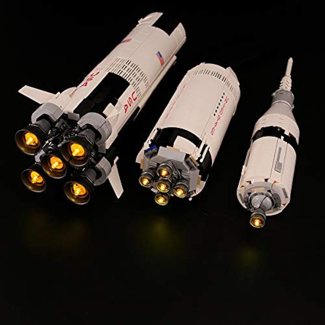 Lightailing LED Light Kit for Lego 21309 NASA Apollo Saturn V Model