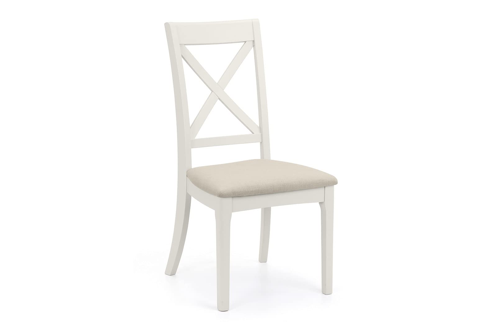 Julian Bowen Provence Grey Dining Chairs - Set of 2 Upholstered Seats