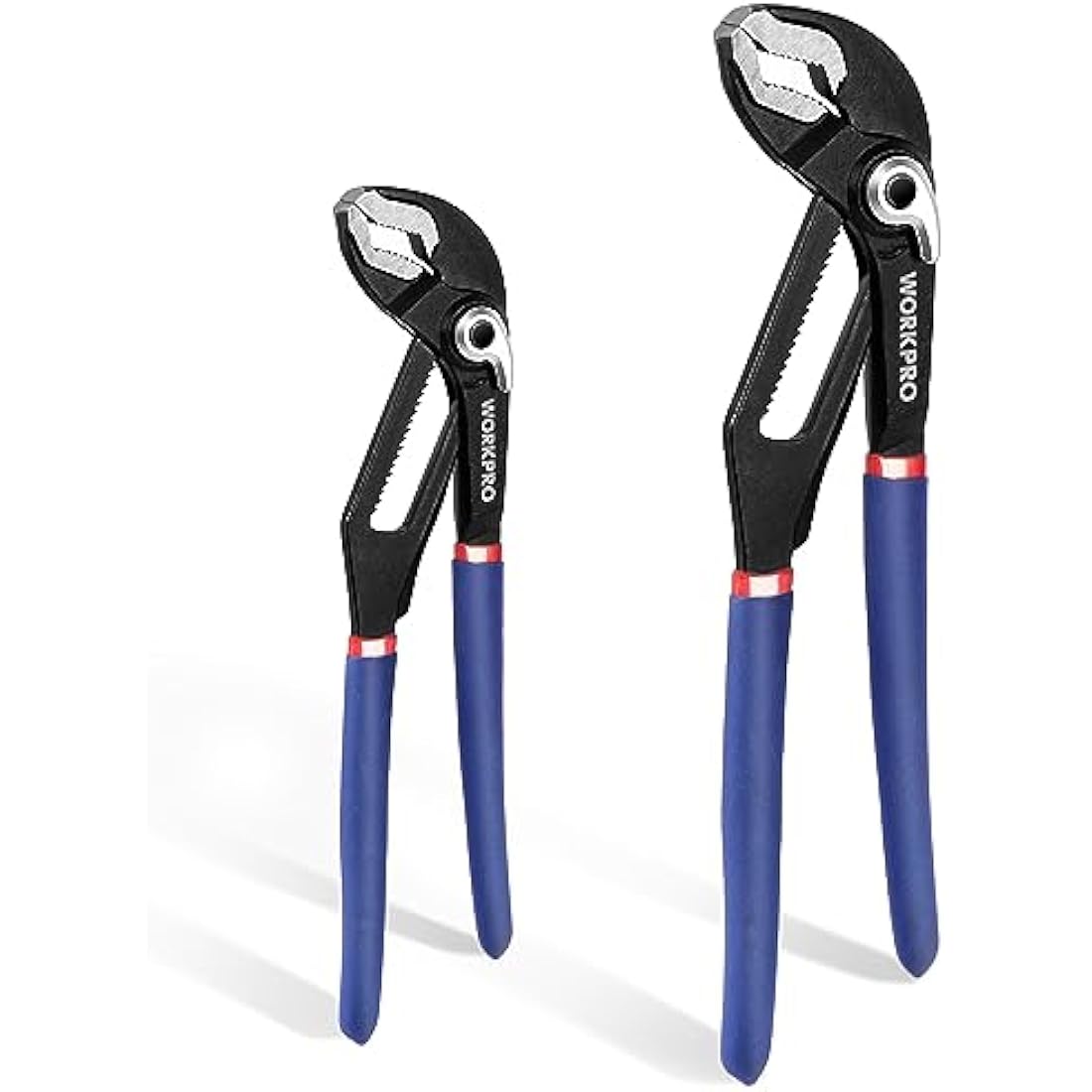 WORKPRO Water Pump Pliers Set – 2-Piece Quick Change Plumbing Grips