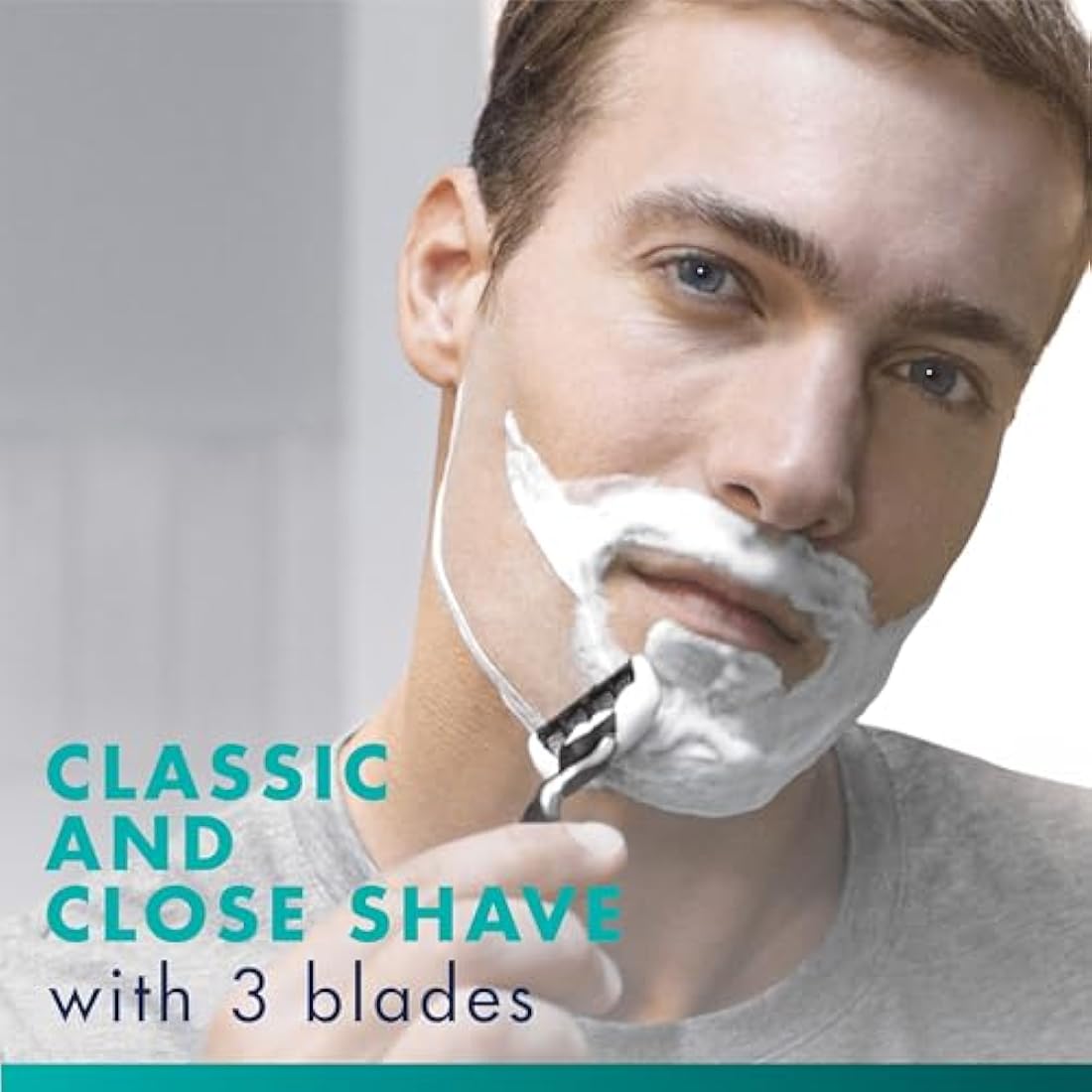 Gillette Mach3 Razor Blade Refills for Men - 12 Count Steel Blades