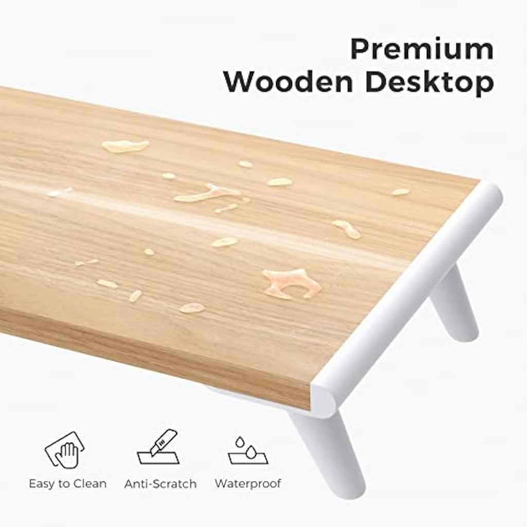 Loukin Monitor Stand Riser | 22.4" Large Ergonomic Desktop Shelf