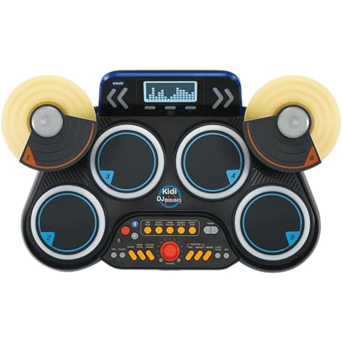 VTech Kidi DJ Drums – Light-Up Electronic Drum Kit with Bluetooth