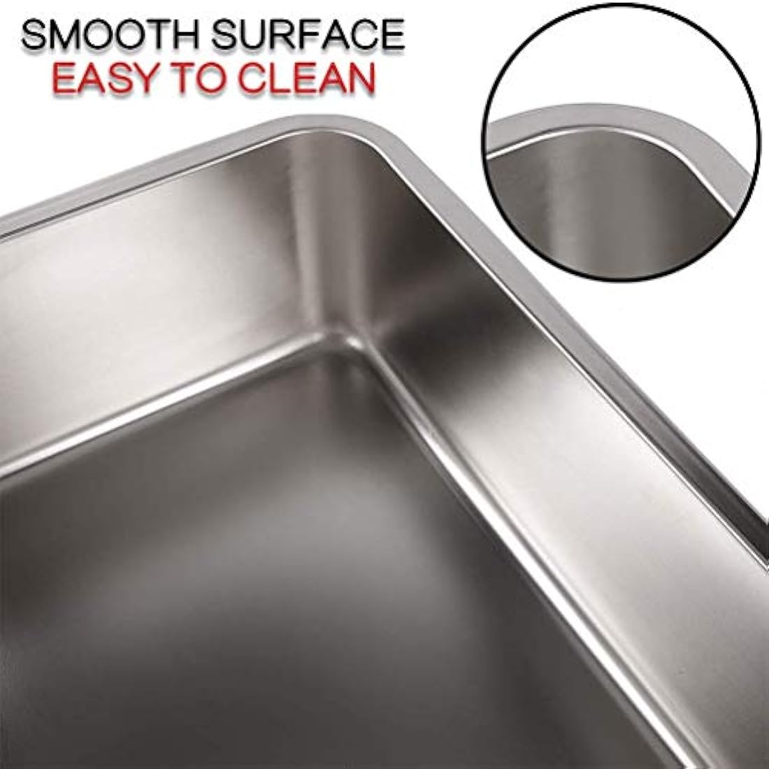 Yangbaga Stainless Steel Cat Litter Tray – Large Odorless Box